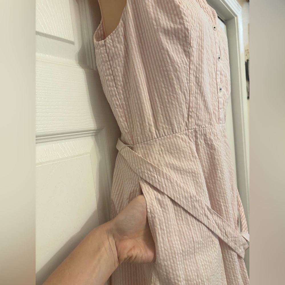 Cynthia Rowley Pink and white Dress size 6 - Picture 4 of 7